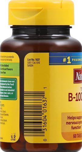 Nature Made Time Release Vitamin B-100 High Potency B Complex 60 Time Release Tablets, 60 Day Supply