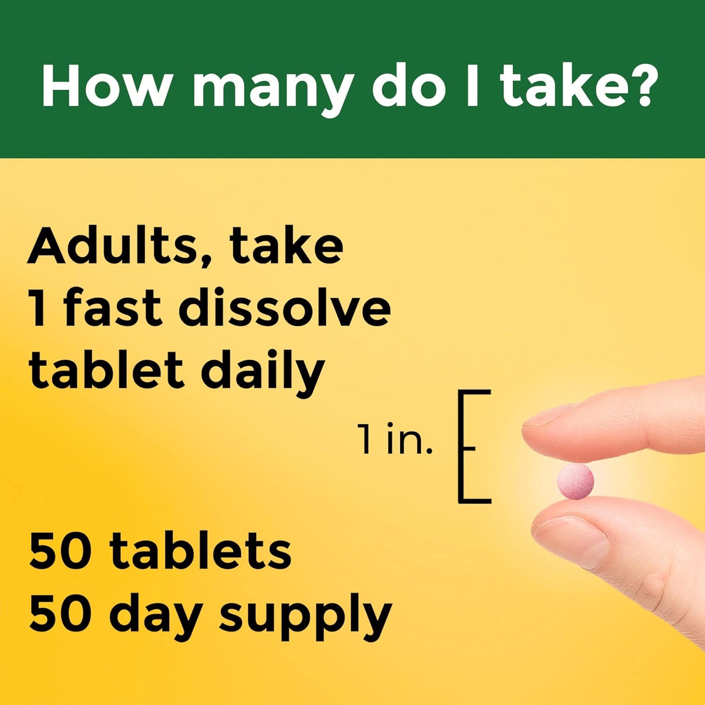 Nature Made Vitamin B12 1000 mcg, Easy to Take Sublingual B12 for Energy Metabolism Support